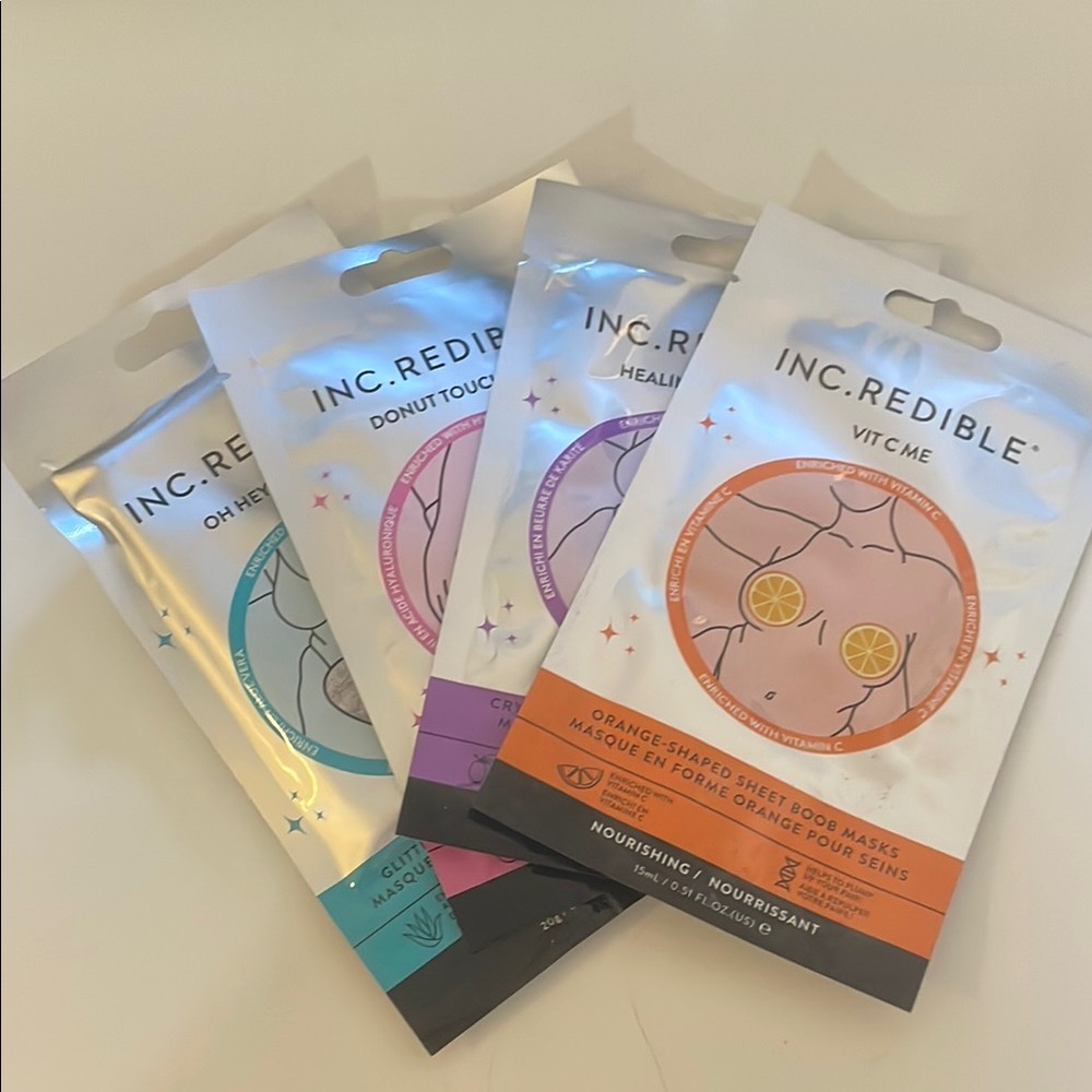 INC.REDIBLE Sheet Face Masks Set